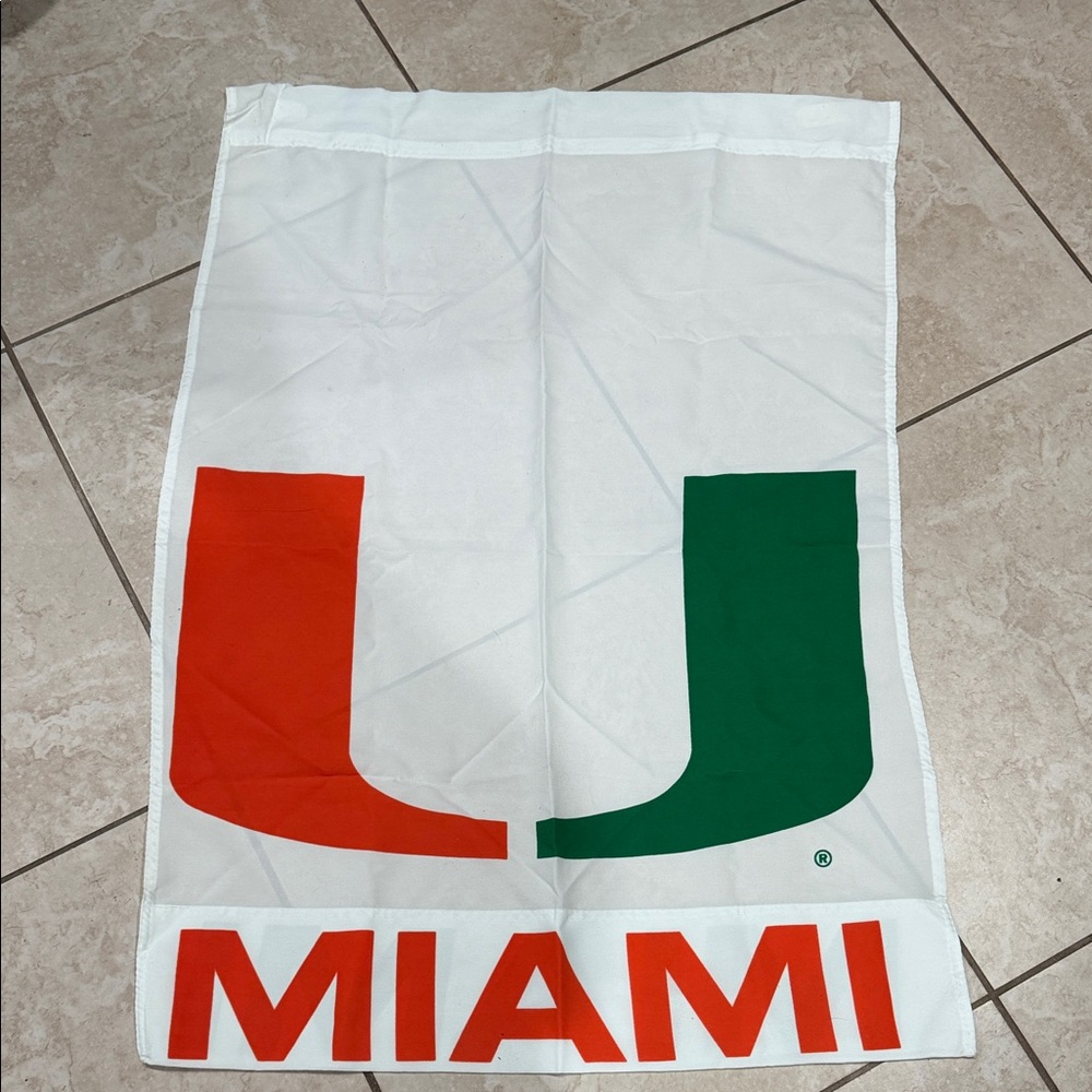 University of  Miami Flag